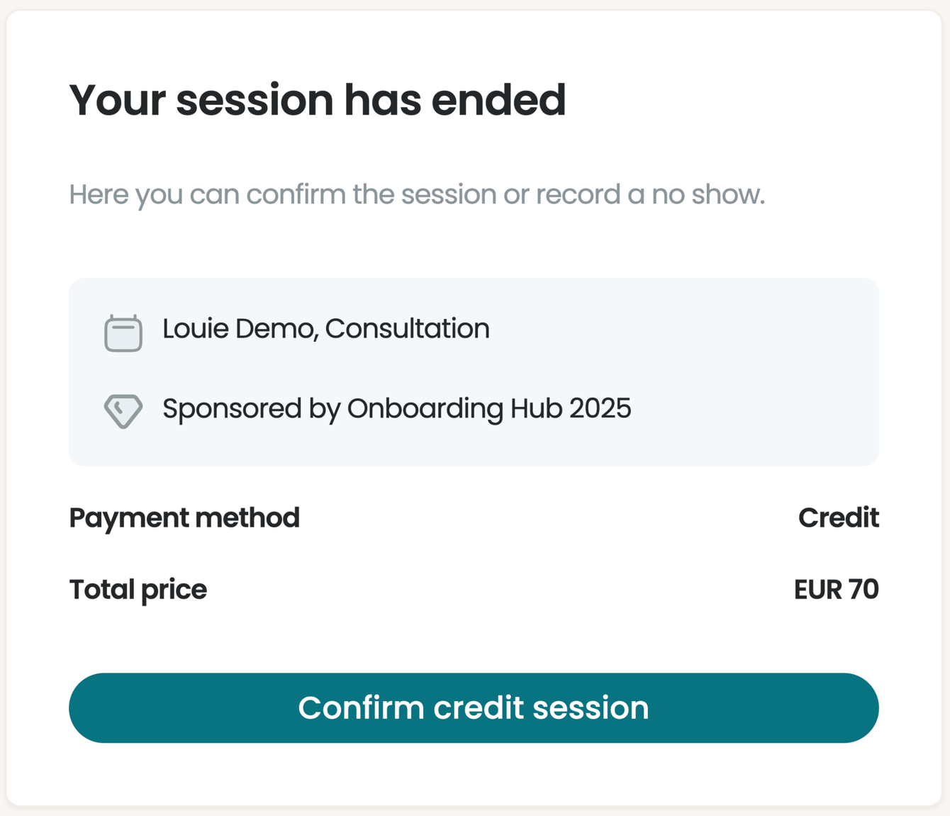 Credit Session Wellbeing Hubs for Professionals: How to send invoices to Kara Connect ...